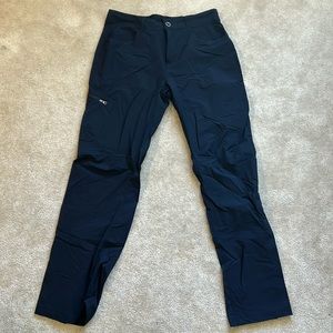 Pacific Trail Women's Roll-Up Stretch Pants Water Repellent black medium